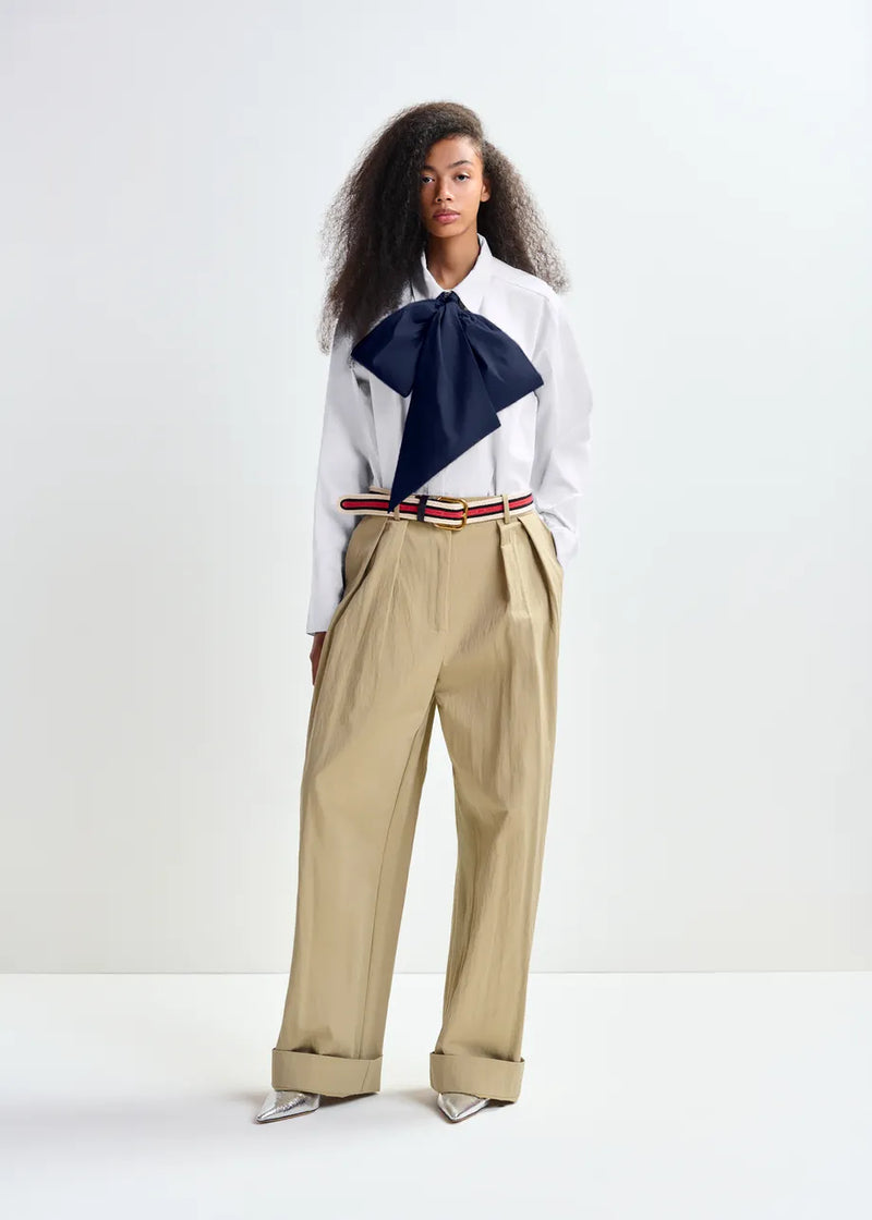 Essentiel antwerp jambers shirt with removable bow tie