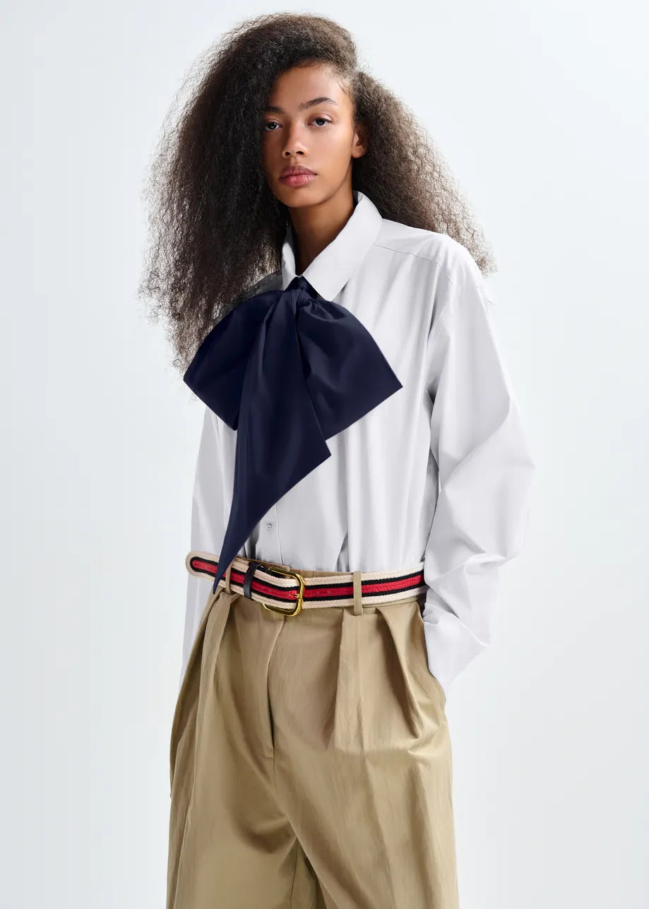 Essentiel antwerp jambers shirt with removable bow tie