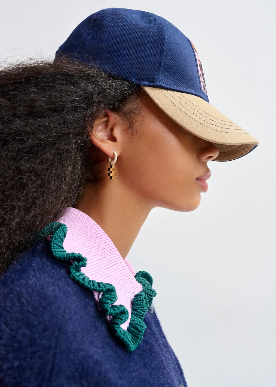 Essentiel antwerp jardener cardigan with contrasting collar