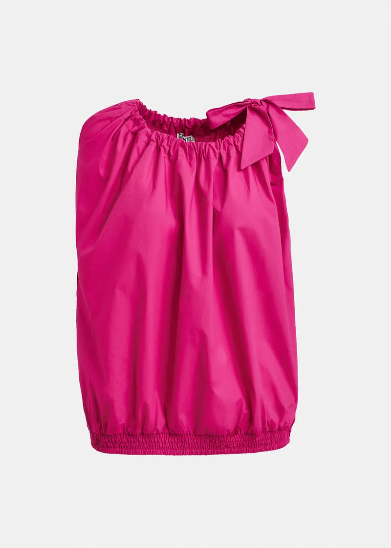Essentiel antwerp jaylah asymmetric top with neck tie