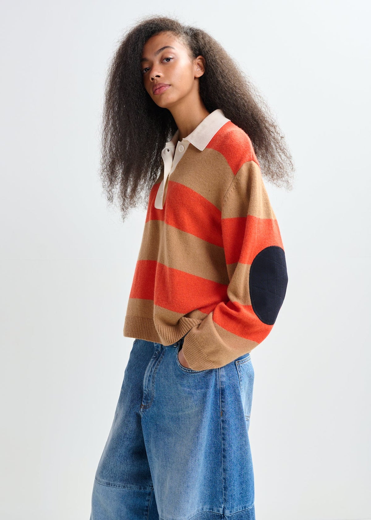 Essentiel antwerp jezebel striped polo Sweaters Essentiel