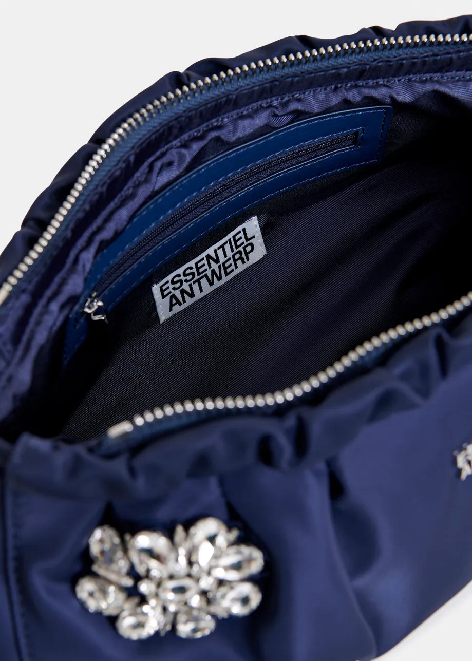 Essentiel antwerp jimone embroidered pouch - navy Bags &