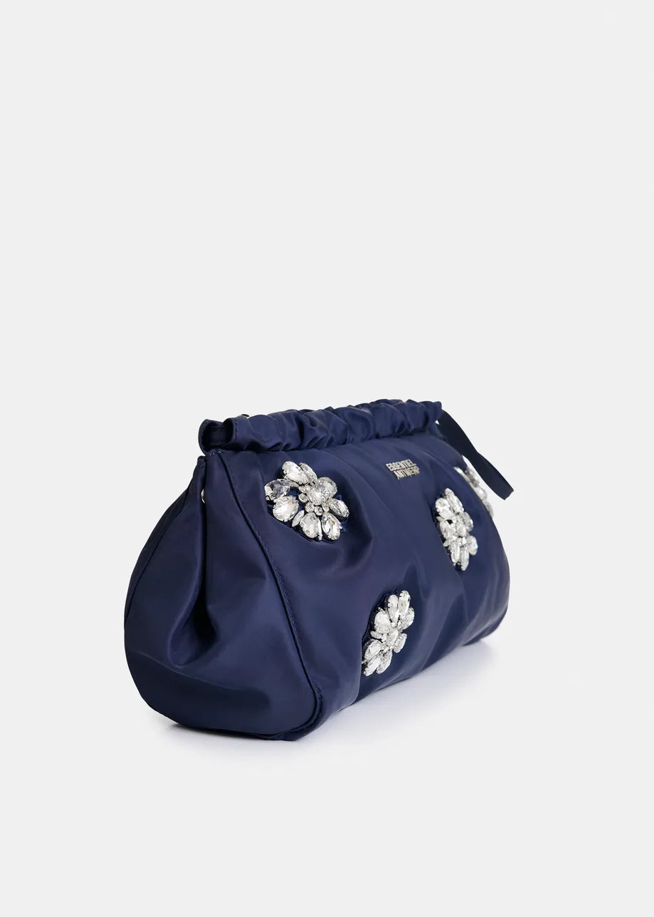 Essentiel antwerp jimone embroidered pouch - navy Bags &