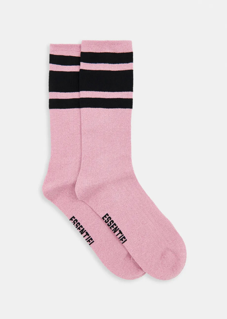 Essentiel antwerp jinnie rib-knitted socks with stripes