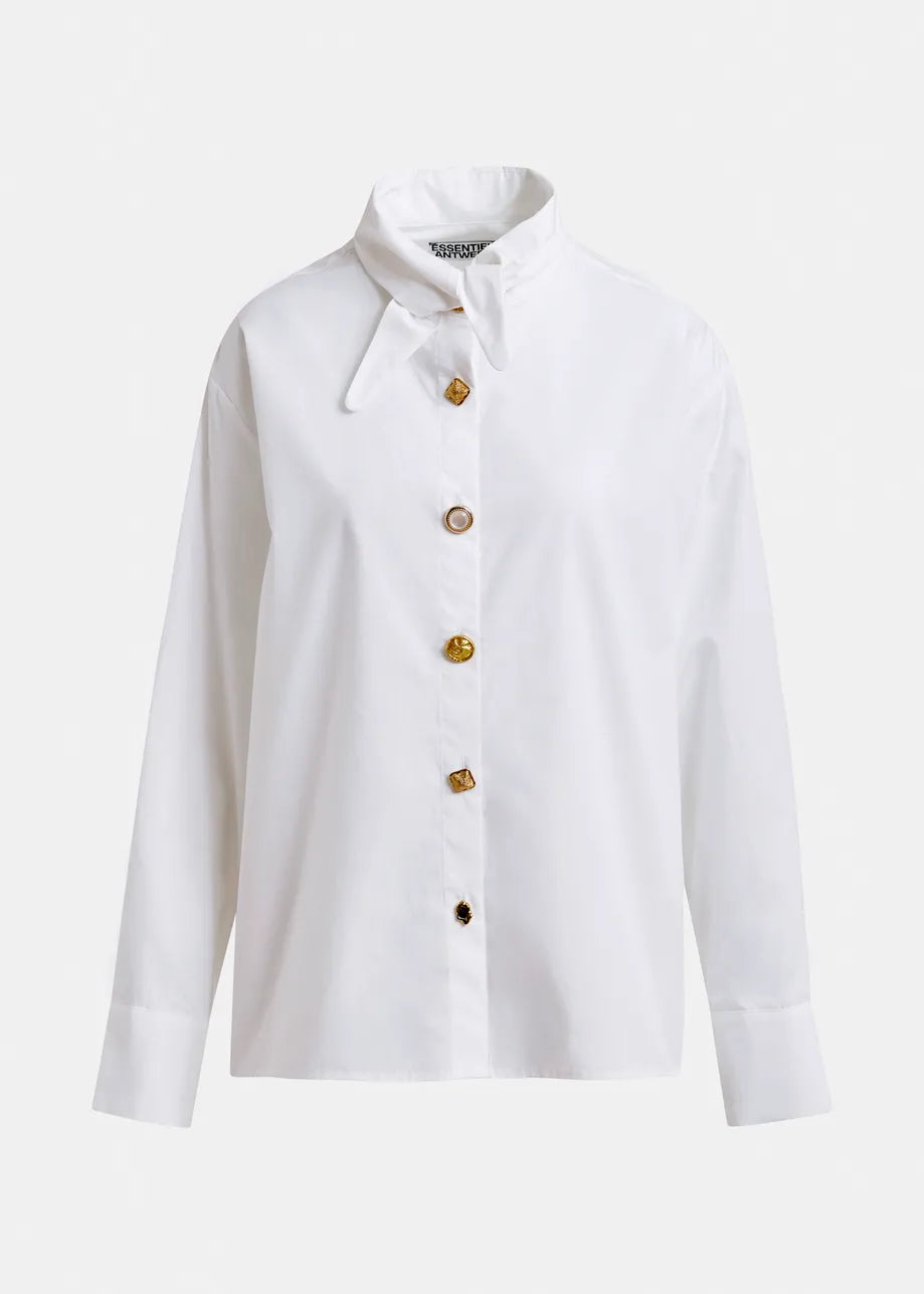 Essentiel antwerp jomato shirt with elongated collar