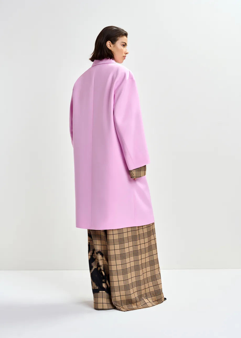 Essentiel antwerp junta double-breasted oversized coat