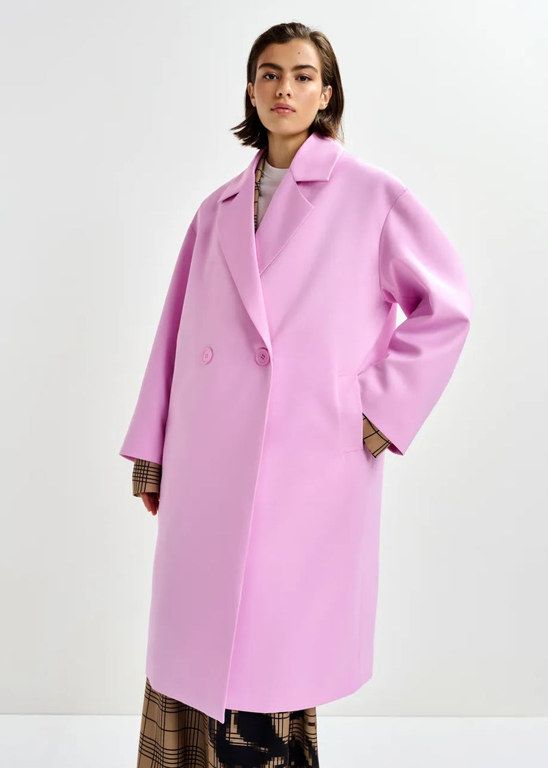 Essentiel antwerp junta double-breasted oversized coat