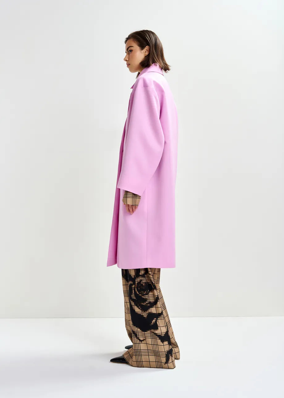 Essentiel antwerp junta double-breasted oversized coat