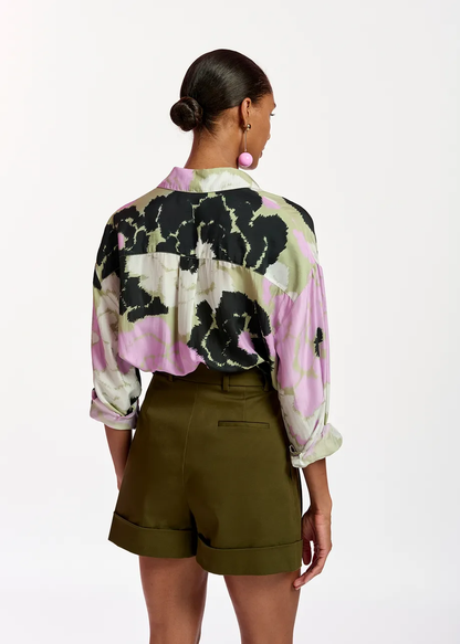 Firror silk shirt with floral print Shirts & Blouses