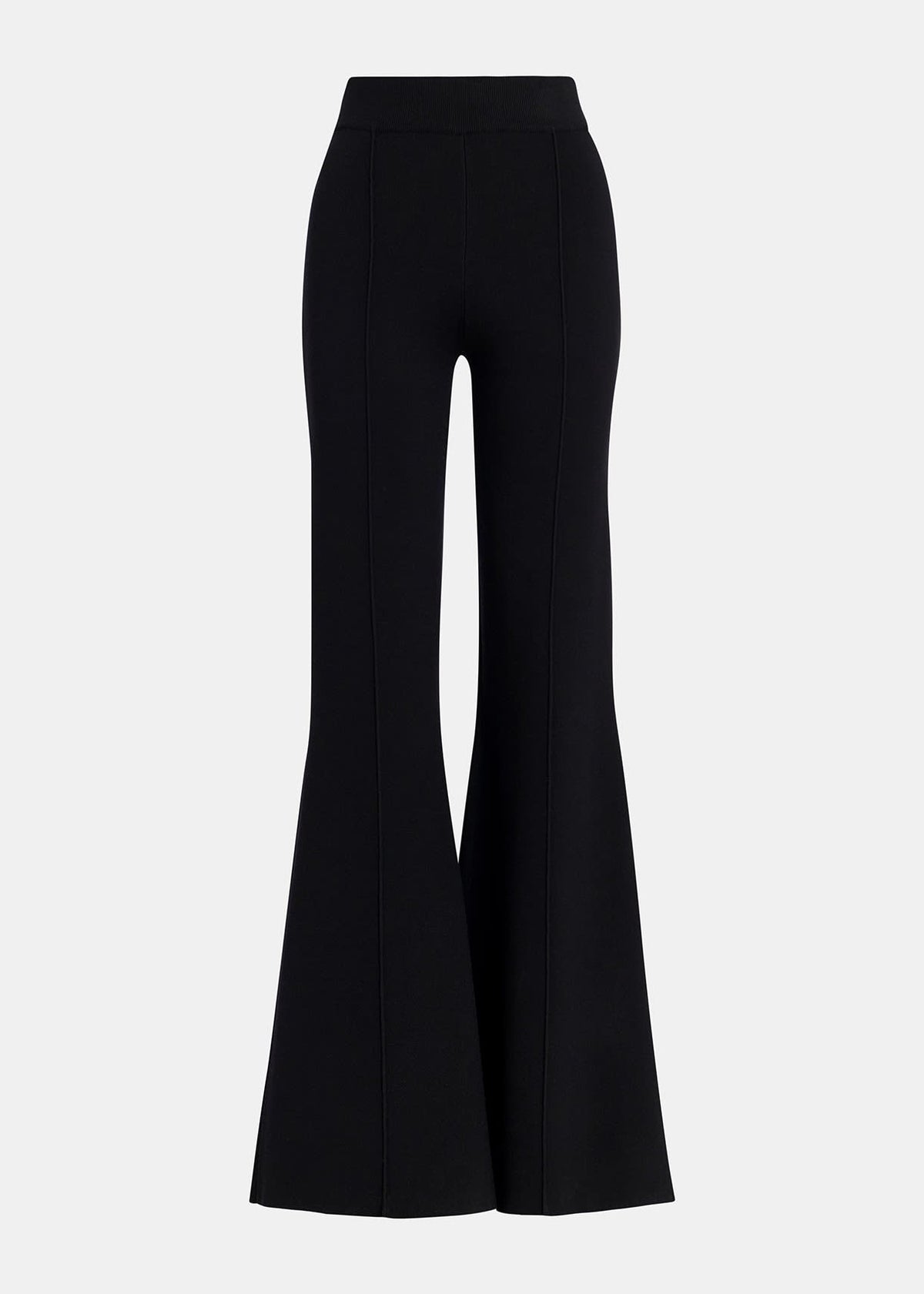 Flared knitted pants - black Trousers ESSENTIEL ANTWERP