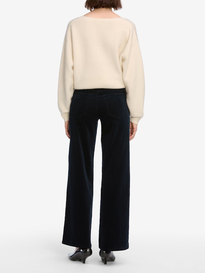 Frame le slim palazzo corduroy navy Jeans Frame