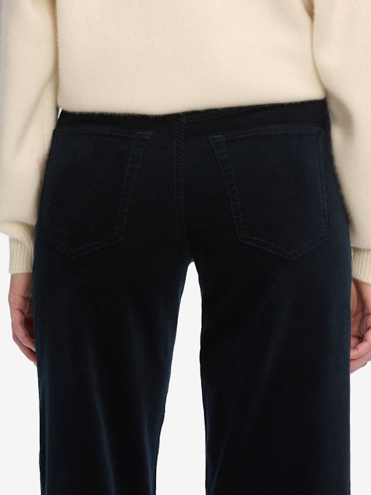 Frame le slim palazzo corduroy navy Jeans Frame