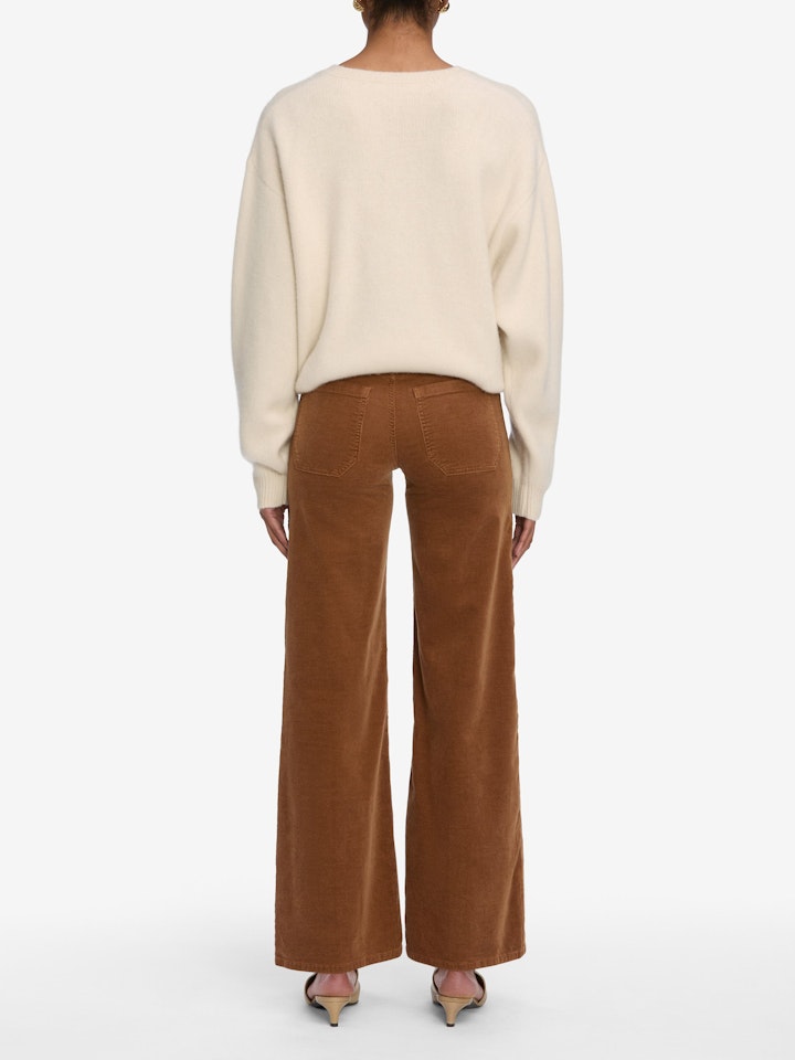 Frame le slim palazzo modernist pocket corduroy maple brown