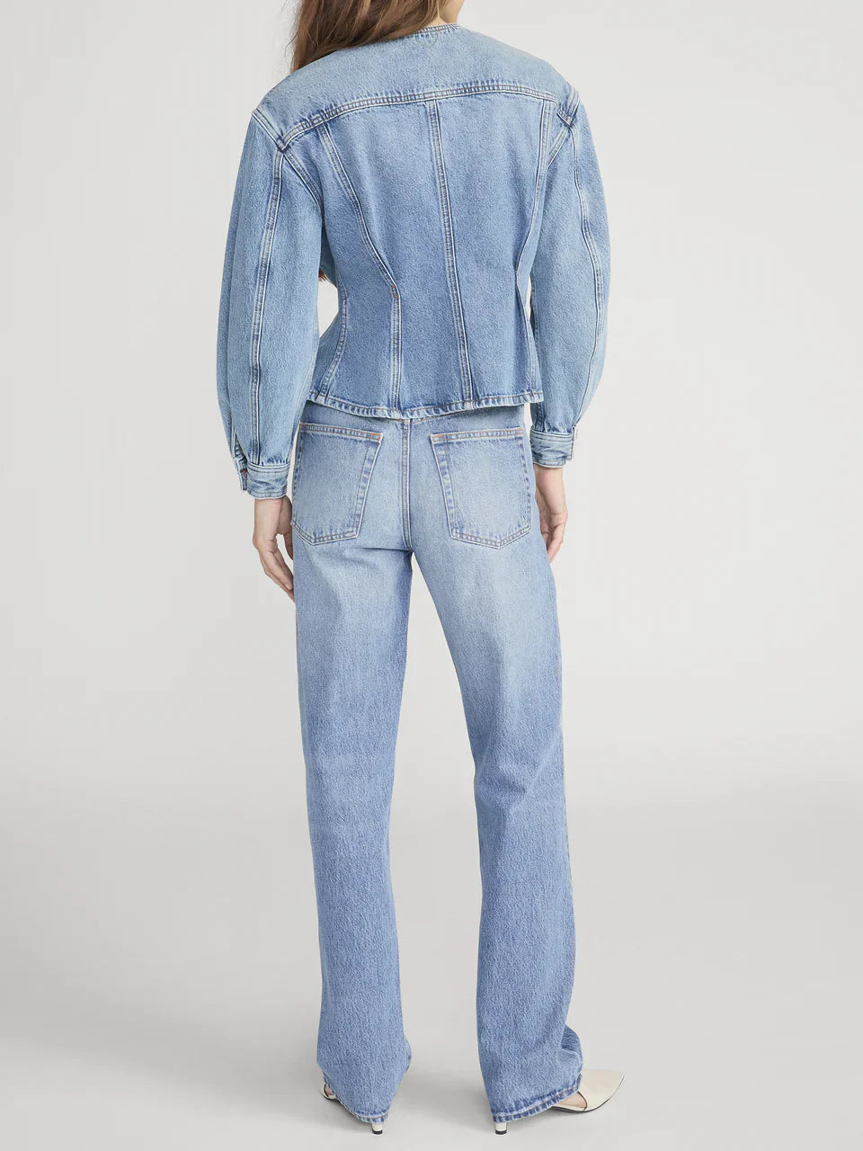 Frame the nipped collarless jacket - umbria Jackets Frame