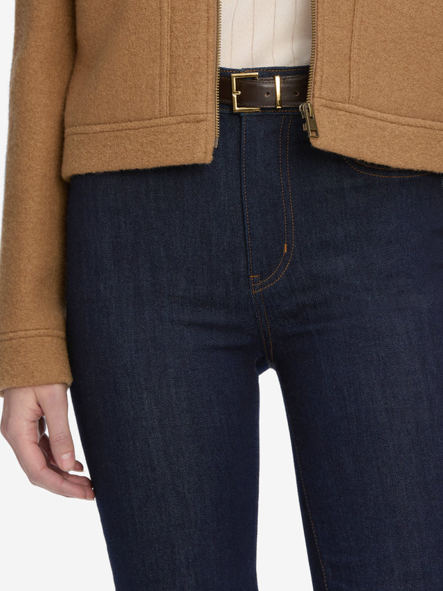 Frame the pencil crop - rinse Jeans Frame