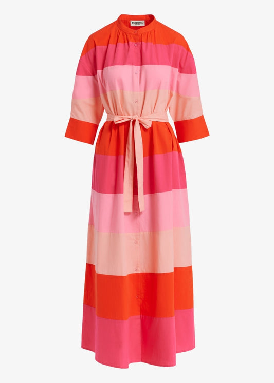 Frappacino striped maxi dress - bubblegum Dresses ESSENTIEL