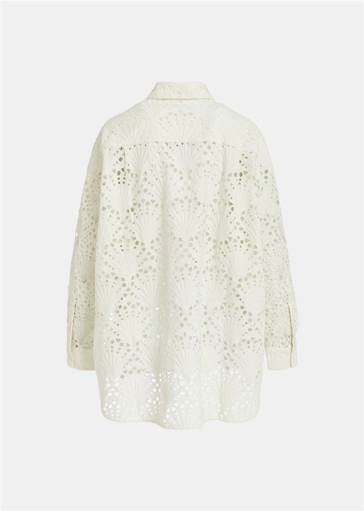 Fummer broderie anglaise shirt - off white Shirts & Blouses
