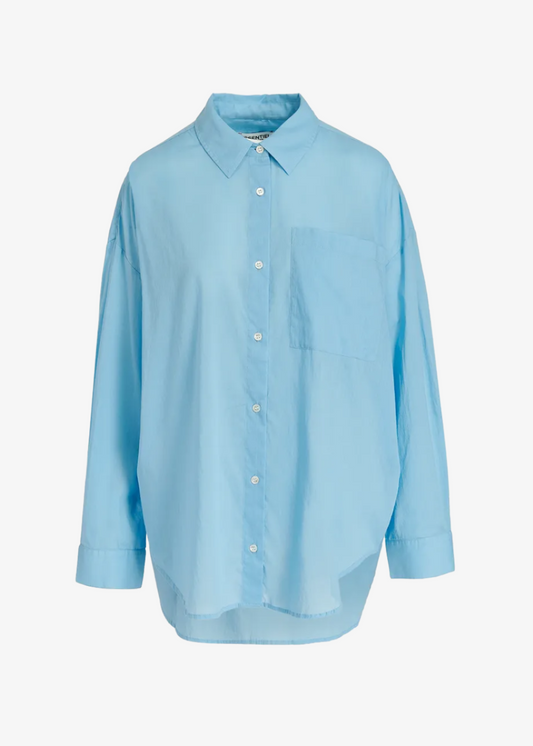 Fummus oversized shirt - middle blue Shirts & Blouses