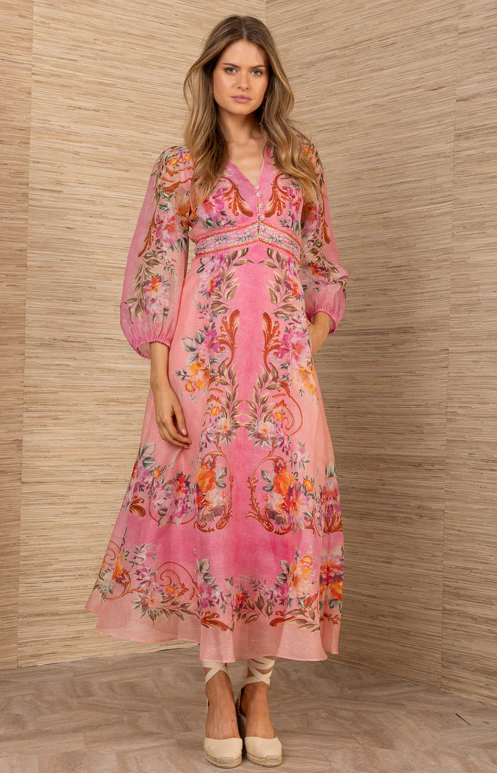 Hale bob frida maxi dress - coral Dresses Hale Bob