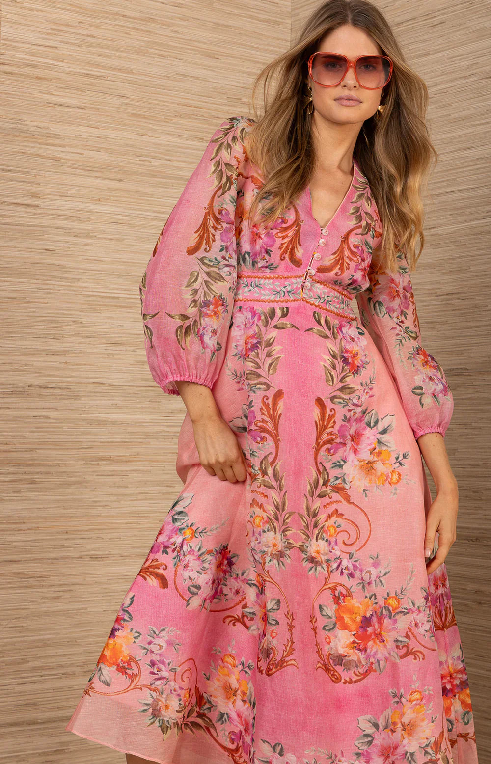 Hale bob frida maxi dress - coral Dresses Hale Bob