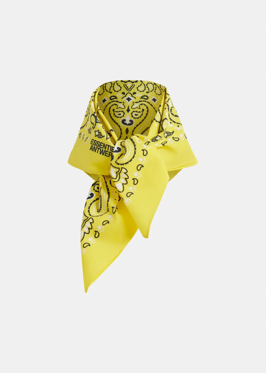Handana bandana print scarf - yellow Scarves Essentiel