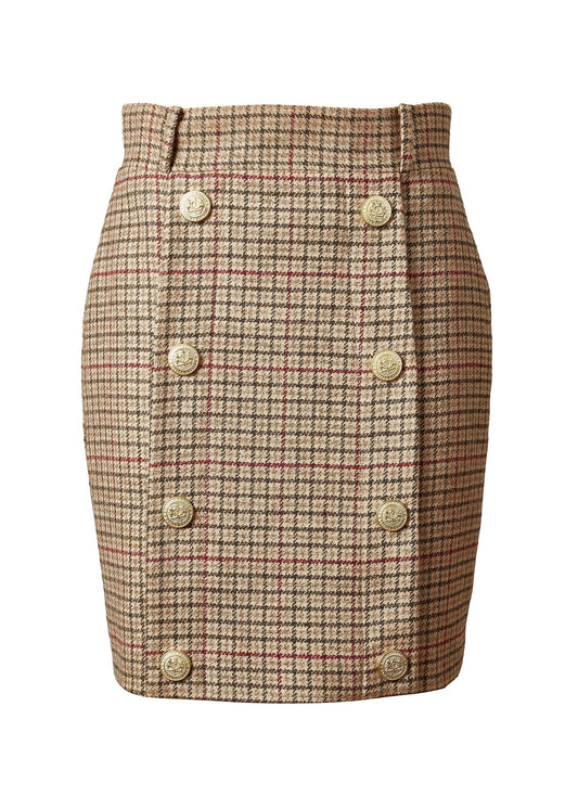 Holland Cooper Knightsbridge Skirt - Charlton Tweed Skirts