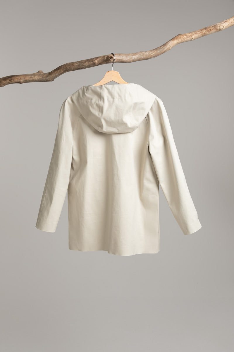 Hooded jacket | mastic / globe print Jacket Hancock Archive