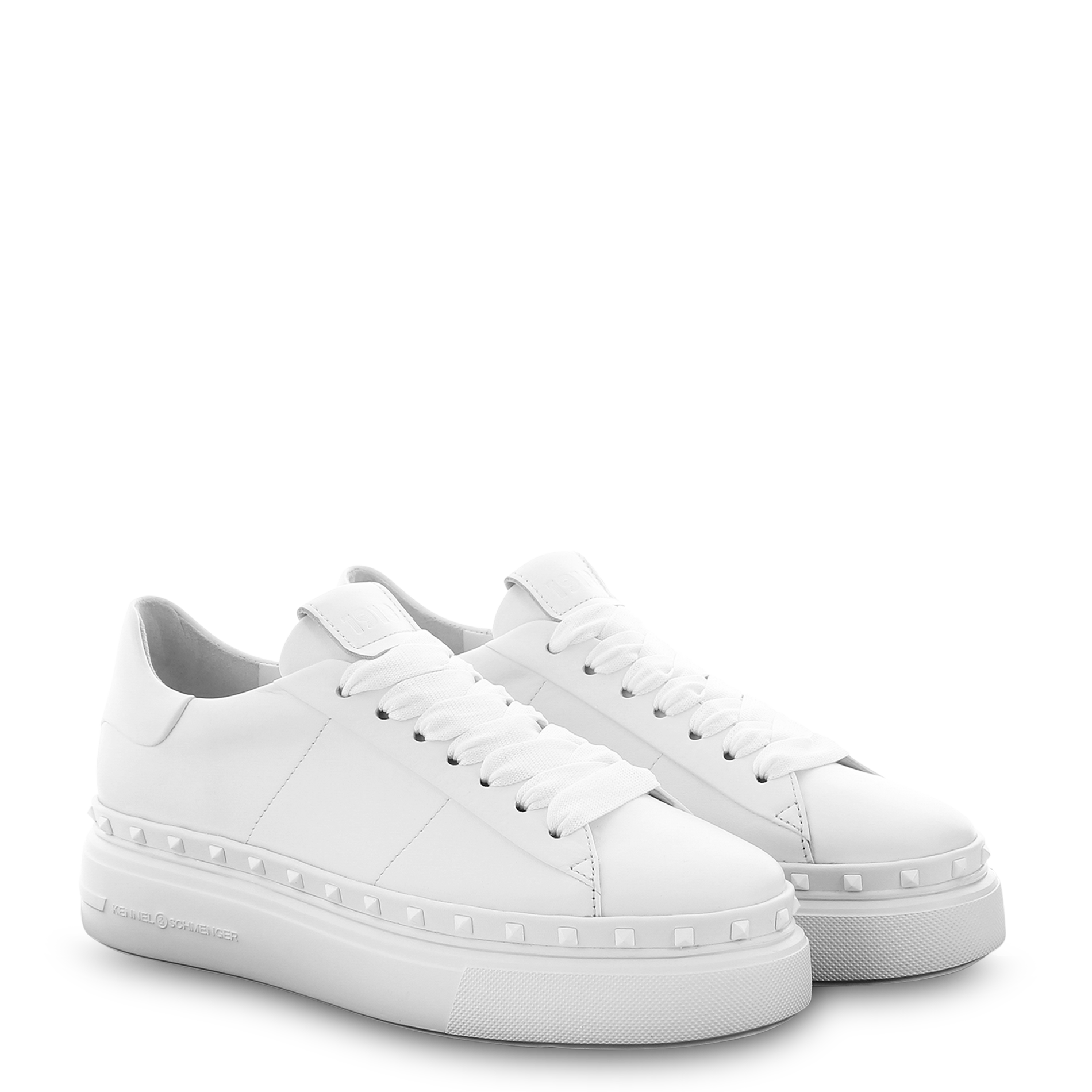 Hot sneaker bianco black/white Shoe Kennel & Schmenger