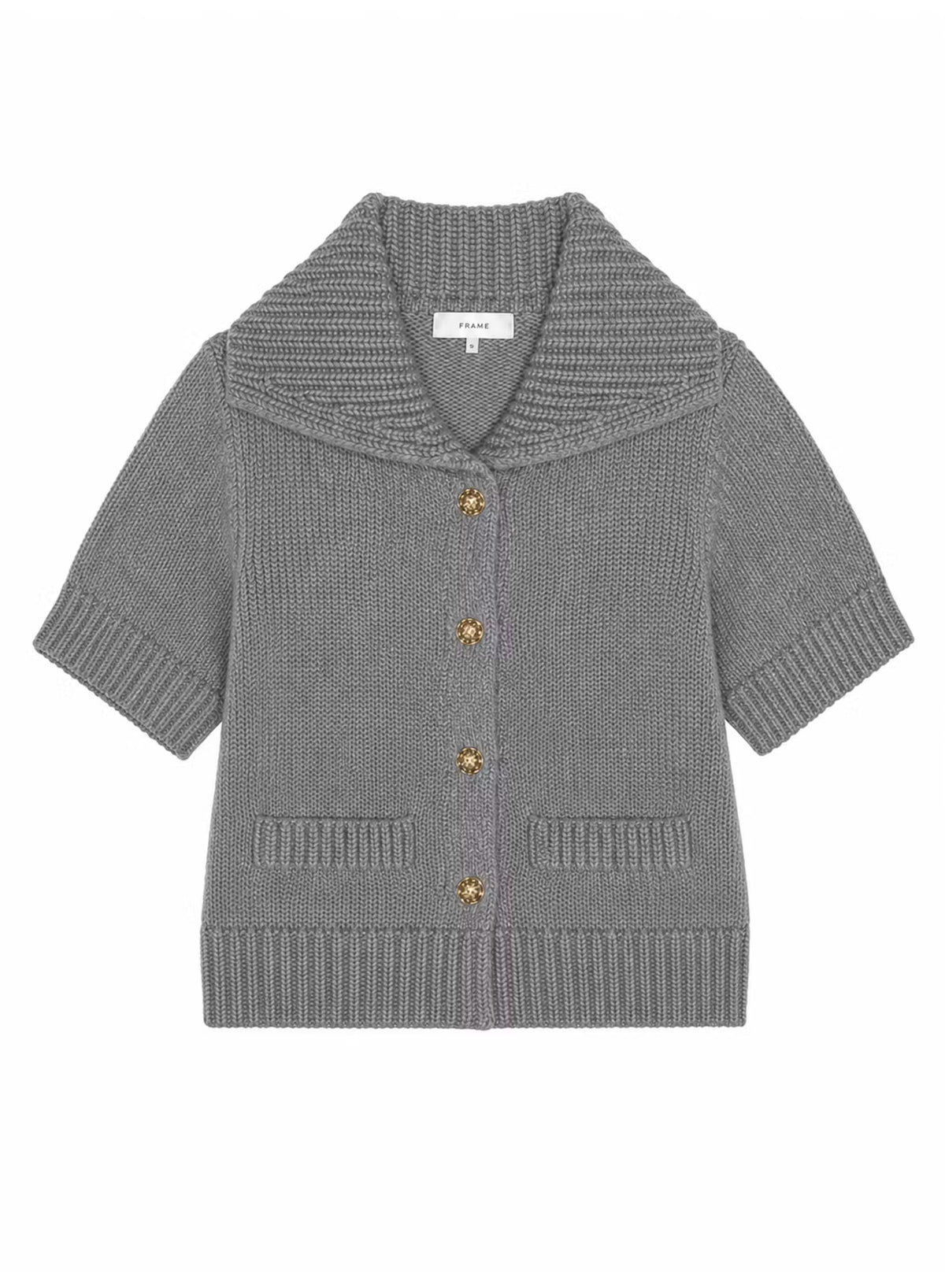 Frame the doll cardi - charcoal heather