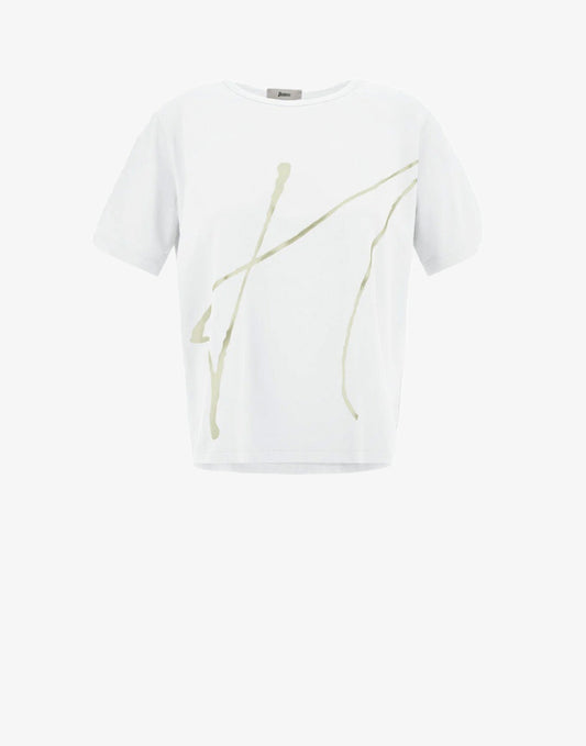 Interlock jersey t-shirt - bianco HERNO