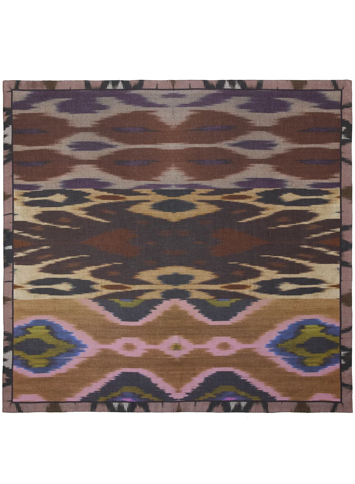 Jane carr ikat square - hunter Scarves Jane Carr