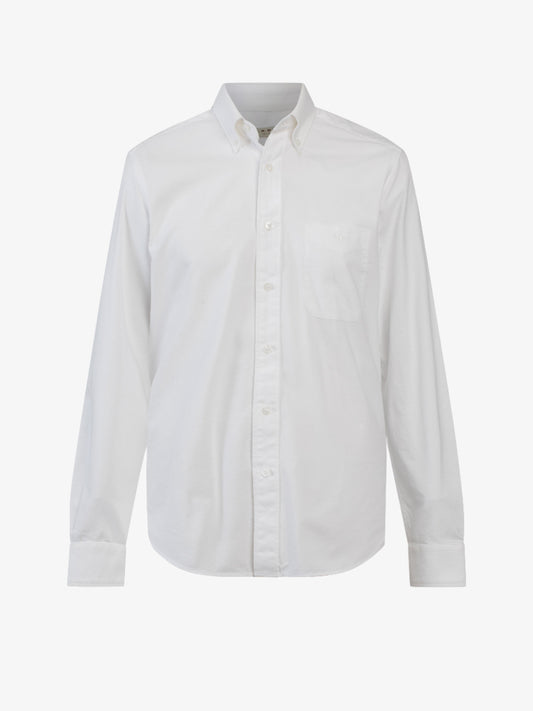 Jervis button down shirt - white Long Sleeve Shirts R.M.