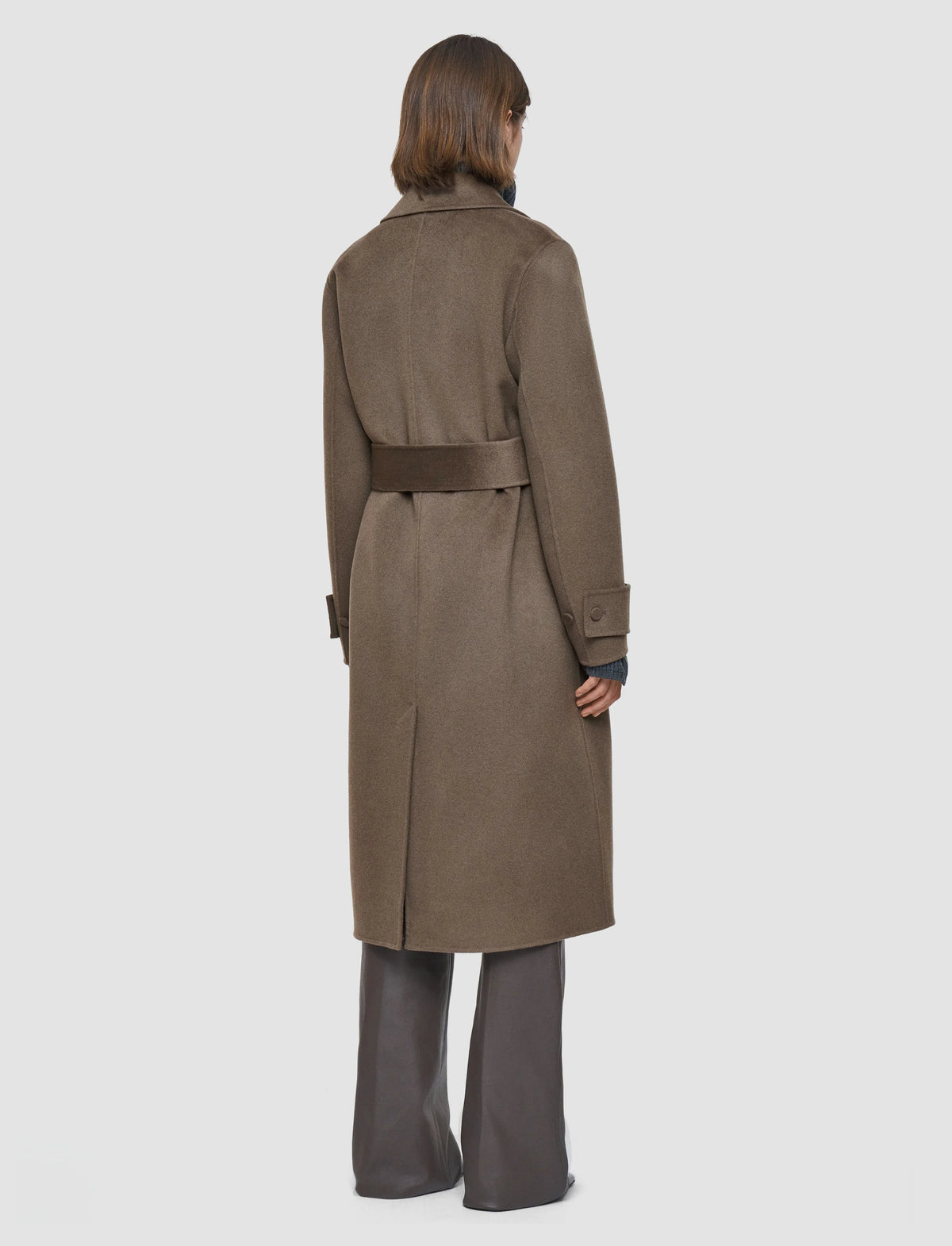 Joseph arline double face cashmere coat mushroom Tailored