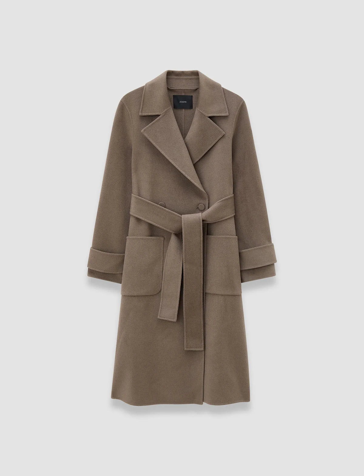 Joseph arline double face cashmere coat mushroom Tailored