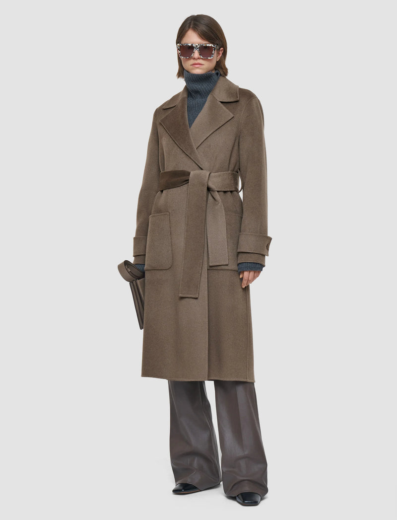 Joseph arline double face cashmere coat mushroom Tailored