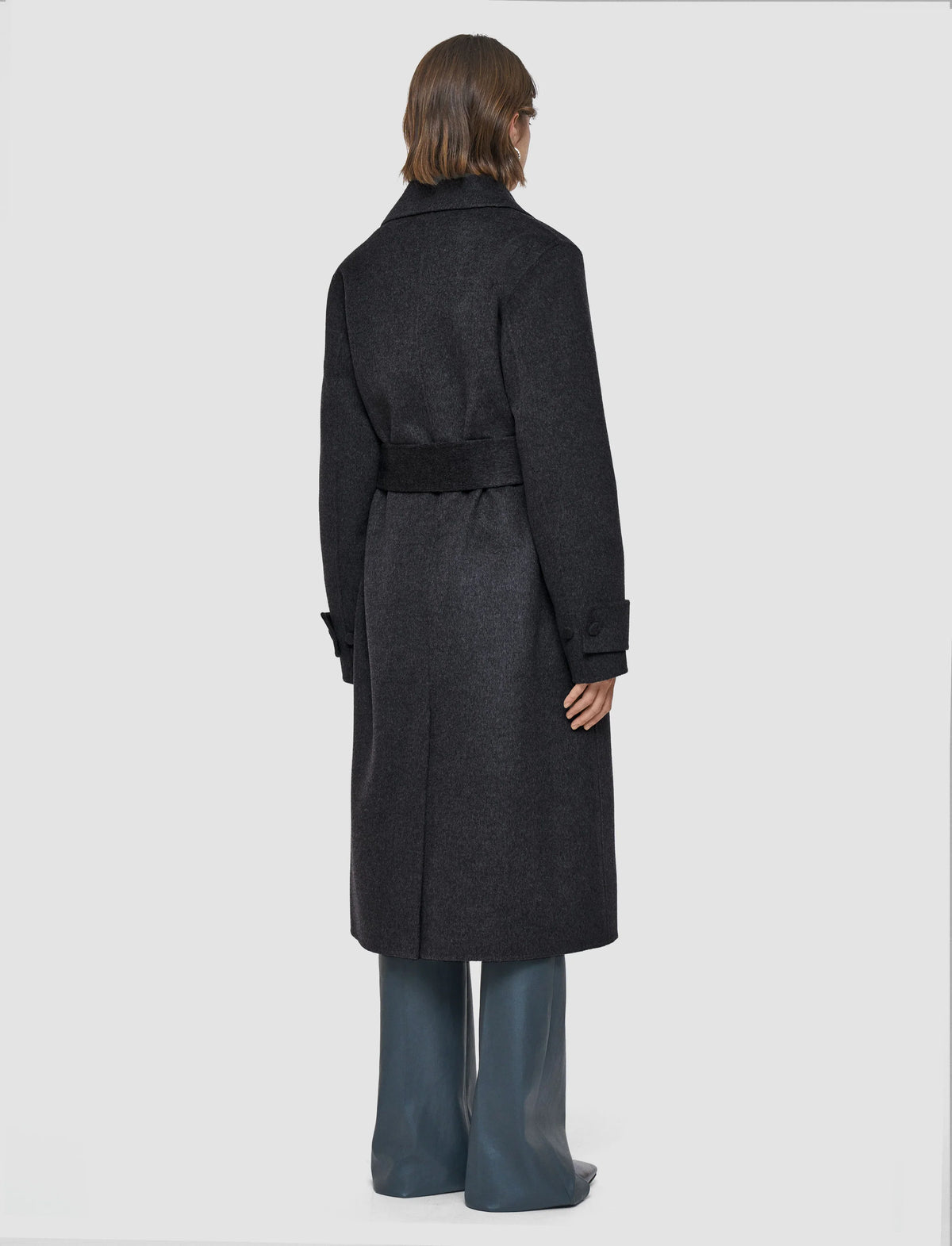 Joseph arline double face cashmere coat smoke Tailored