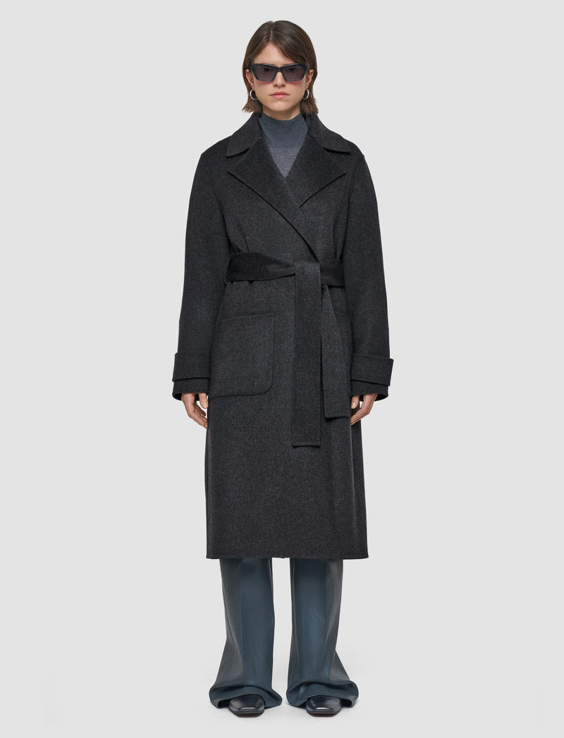 Joseph arline double face cashmere coat smoke Tailored