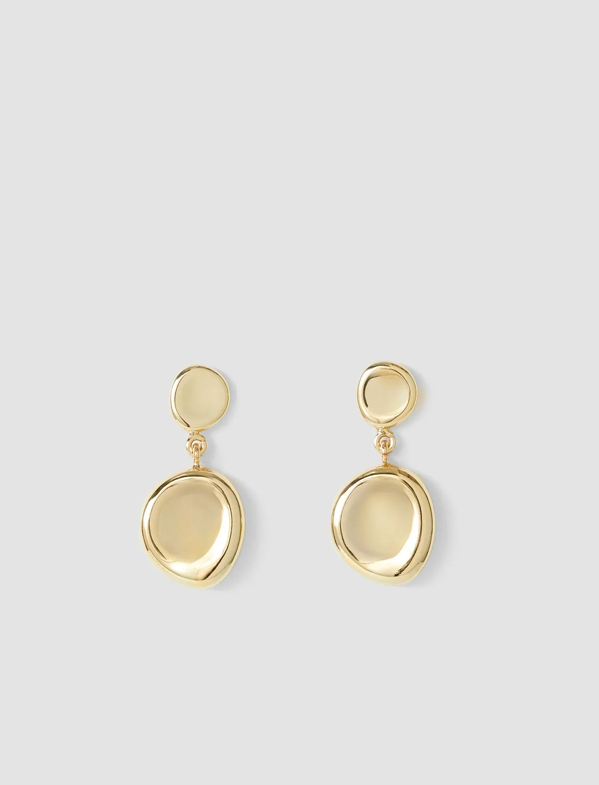 Joseph bean drop earring jewellery-gilded gold Jewellery