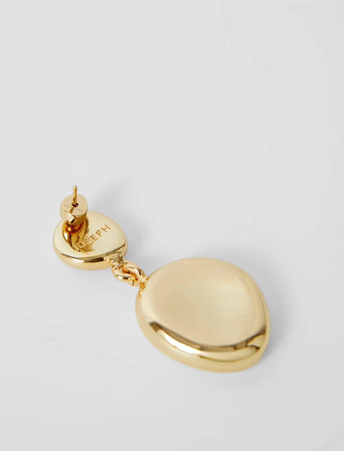 Joseph bean drop earring jewellery-gilded gold Jewellery