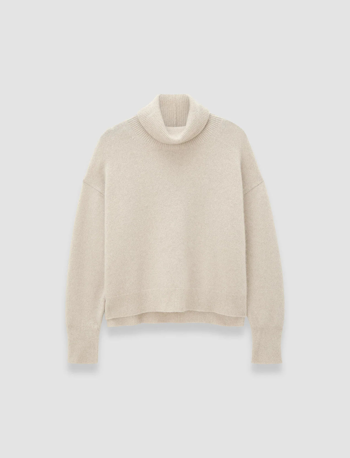 Joseph brushed cashmere high neck jumper affogato Cashmere