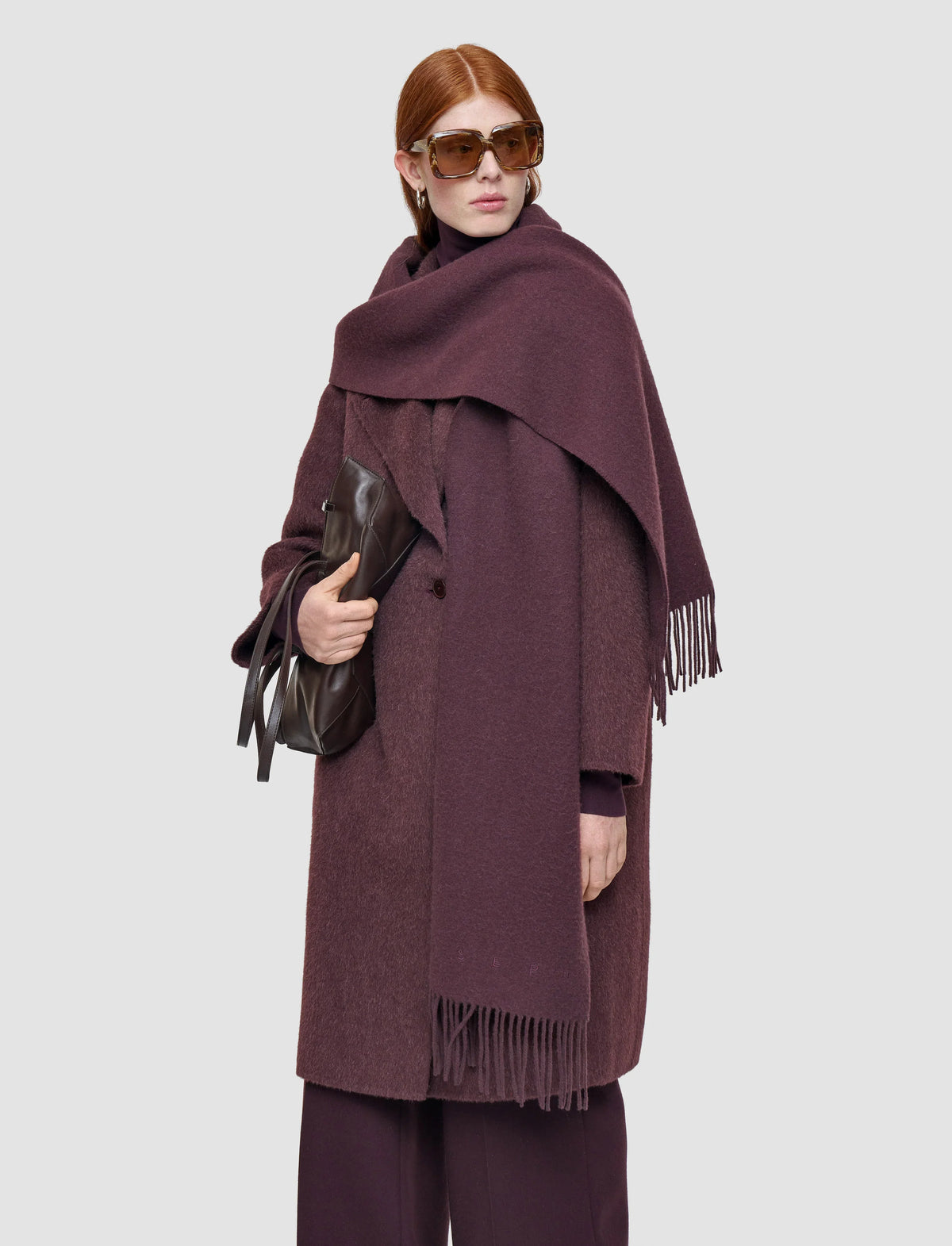 Joseph cecile wool scarf - maraschino Scarves Joseph