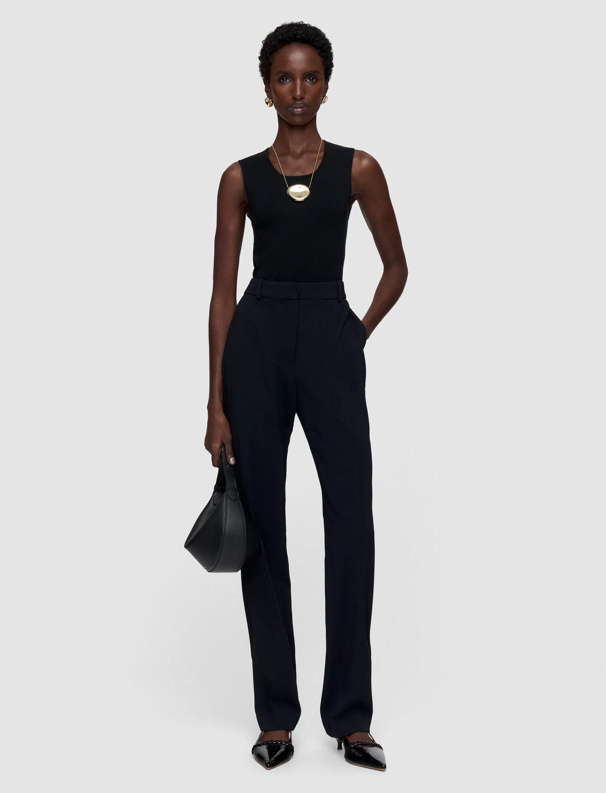 Joseph colburn comfort cady trousers - black Trousers Joseph