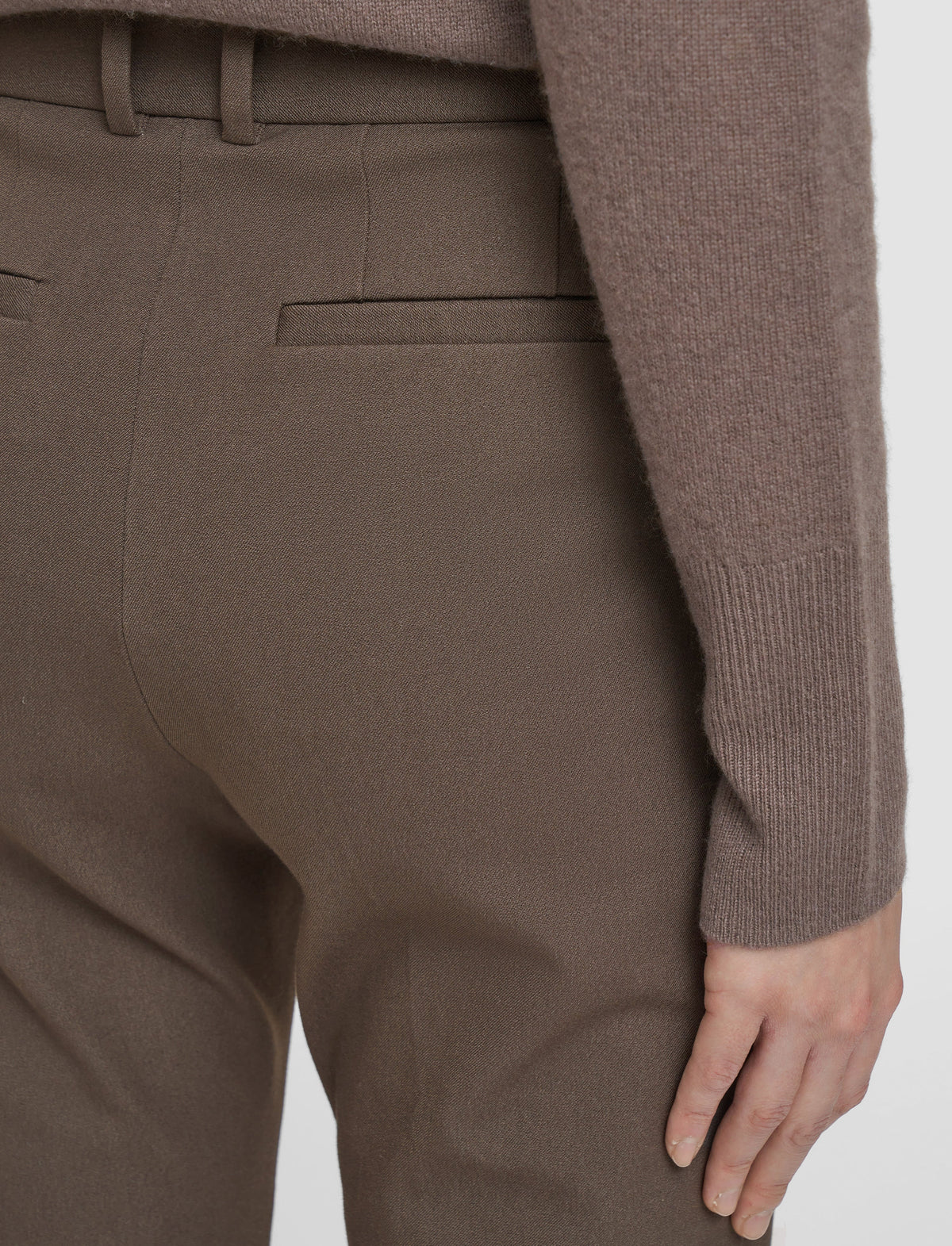 Joseph coleman pant gabardine stretch mushroom Trousers