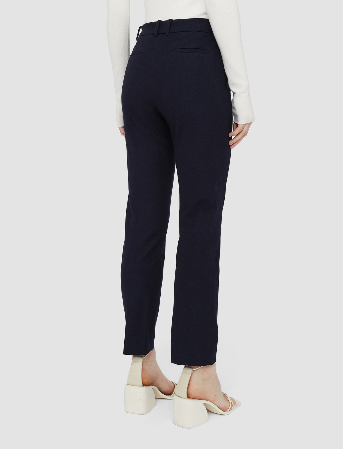 Gabardine stretch coleman trousers - navy Trousers JOSEPH