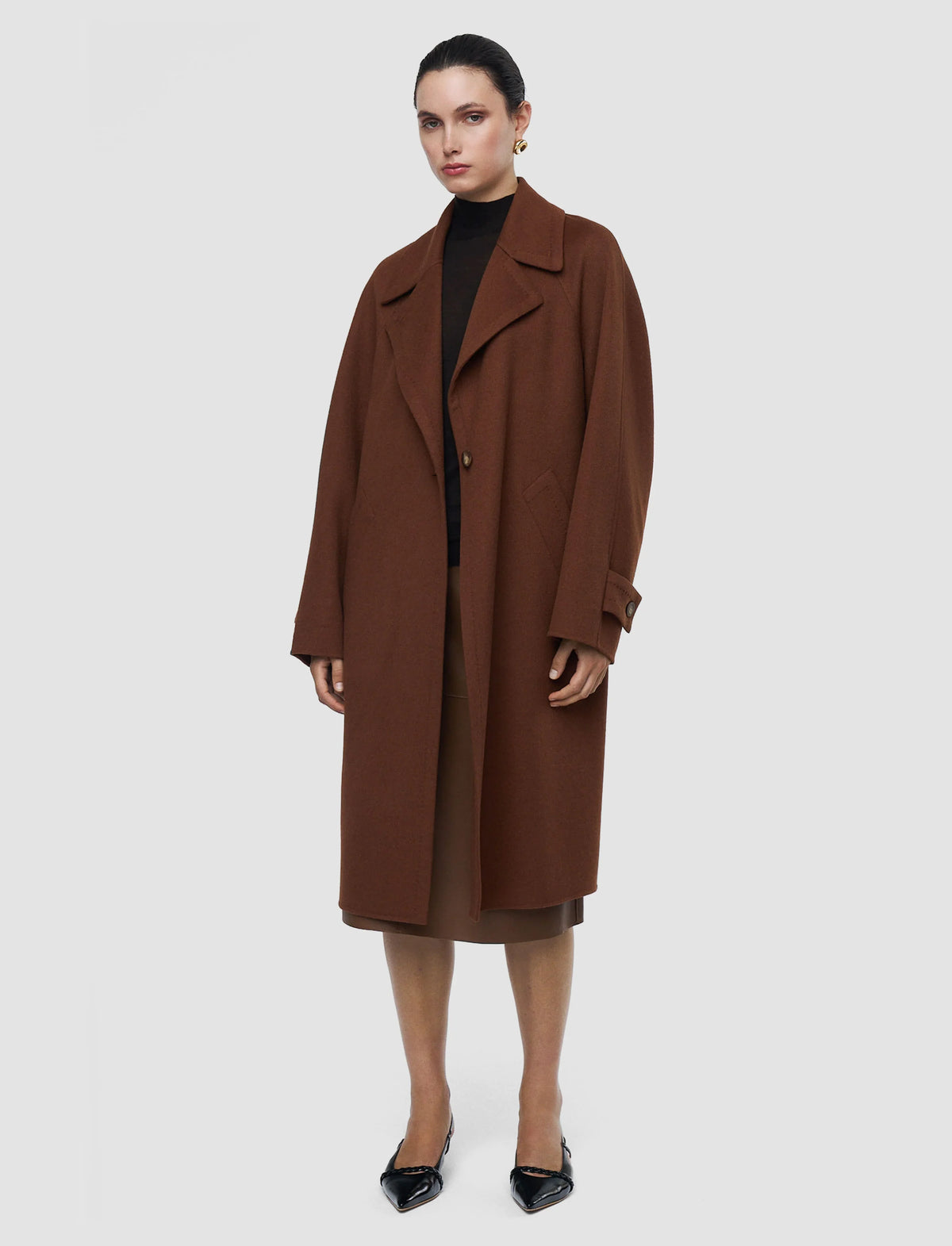 Joseph franco double face cashmere coat - cinnamon Tailored