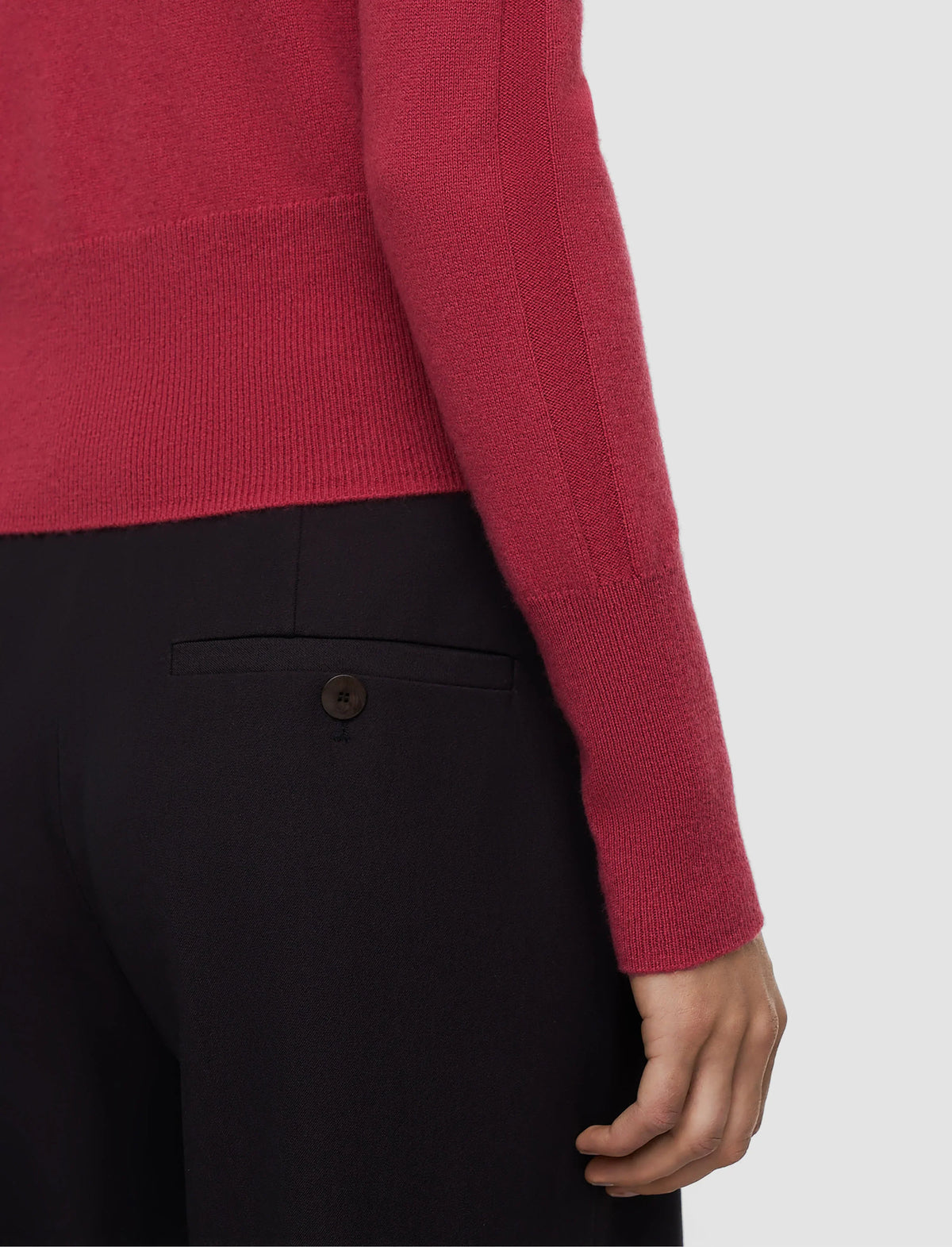 Joseph melby light pure cashmere jumper - mulberry Cashmere