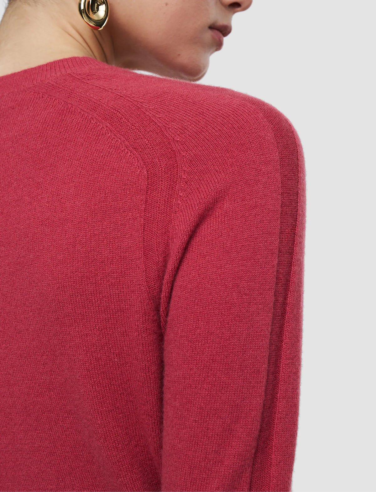 Joseph melby light pure cashmere jumper - mulberry Cashmere