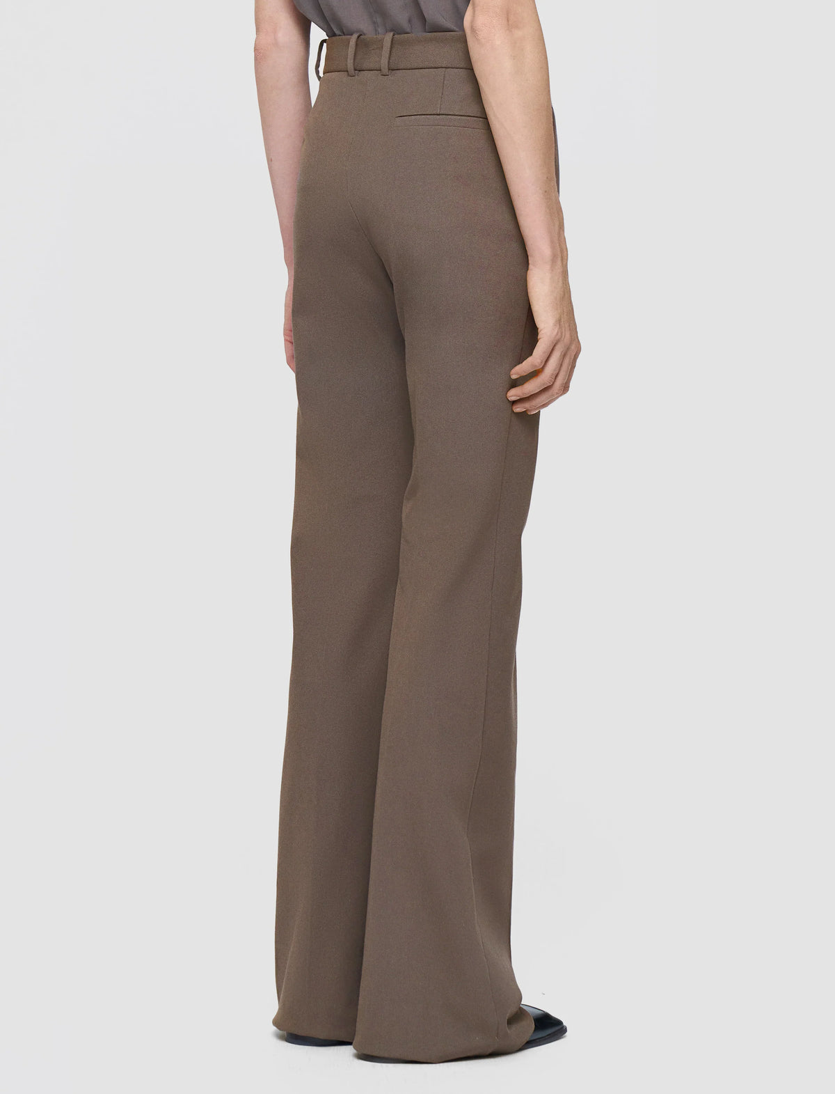 Joseph tafira gabardine stretch trousers mushroom Trousers