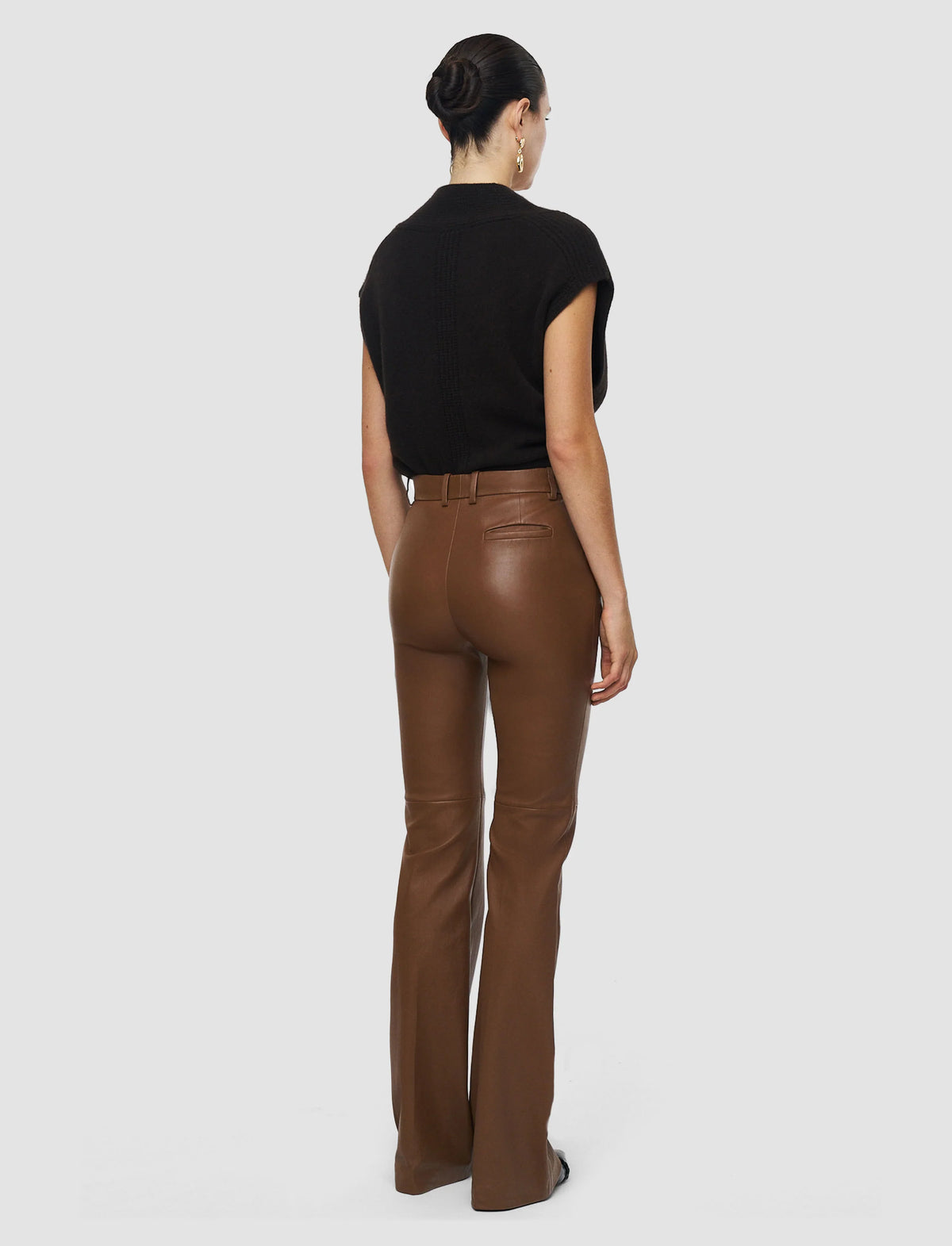 Joseph tafira leather stretch trousers - cinnamon Trousers