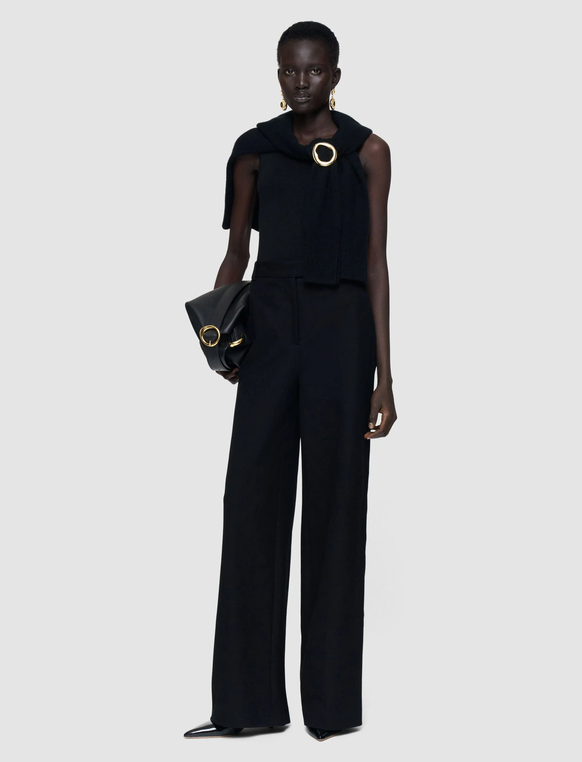 Joseph yukio gabardine stretch trousers - black Trousers